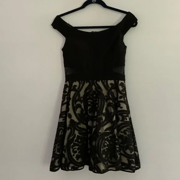 dark purple evening dress Viviana